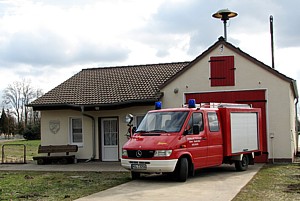 Das neue Gertehaus der FF Kienitz Nord