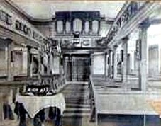 Die Kienitzer Kirche, gemalt von Erna Roder.